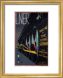 'Take Me by The Flying Scotsman', LNER poster, 1932. art print extra small gold Art Print - Science Museum Shop