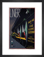 'Take Me by The Flying Scotsman', LNER poster, 1932. art print small black Art Print - Science Museum Shop