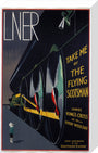 'Take Me by The Flying Scotsman', LNER poster, 1932. stretched canvas medium none Art Print - Science Museum Shop
