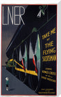 'Take Me by The Flying Scotsman', LNER poster, 1932. stretched canvas large none Art Print - Science Museum Shop