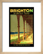'Brighton for Health & Pleasure all the Year Round', poster, 1920s. art print extra small natural Art Print - Science Museum Shop