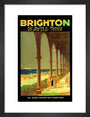 'Brighton for Health & Pleasure all the Year Round', poster, 1920s. art print small black Art Print - Science Museum Shop