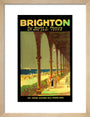'Brighton for Health & Pleasure all the Year Round', poster, 1920s. art print small natural Art Print - Science Museum Shop