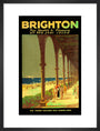 'Brighton for Health & Pleasure all the Year Round', poster, 1920s. art print medium black Art Print - Science Museum Shop