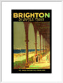 'Brighton for Health & Pleasure all the Year Round', poster, 1920s. art print large white Art Print - Science Museum Shop