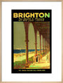 'Brighton for Health & Pleasure all the Year Round', poster, 1920s. art print large natural Art Print - Science Museum Shop