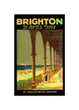 'Brighton for Health & Pleasure all the Year Round', poster, 1920s. unstretched canvas small none Art Print - Science Museum Shop