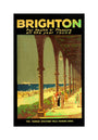 'Brighton for Health & Pleasure all the Year Round', poster, 1920s. unstretched canvas medium none Art Print - Science Museum Shop