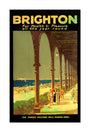 'Brighton for Health & Pleasure all the Year Round', poster, 1920s. unstretched canvas large none Art Print - Science Museum Shop