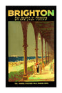 'Brighton for Health & Pleasure all the Year Round', poster, 1920s. unstretched canvas extra large none Art Print - Science Museum Shop