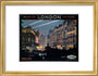 'Piccadilly Circus', LNER poster, 1923-1947. art print small gold Art Print - Science Museum Shop