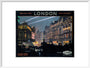 'Piccadilly Circus', LNER poster, 1923-1947. art print large white Art Print - Science Museum Shop