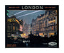 'Piccadilly Circus', LNER poster, 1923-1947. unstretched canvas large none Art Print - Science Museum Shop