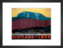 'Scotland by LNER', LNER poster, 1935. art print small black Art Print - Science Museum Shop