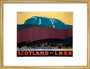 'Scotland by LNER', LNER poster, 1935. art print medium gold Art Print - Science Museum Shop