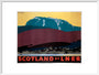 'Scotland by LNER', LNER poster, 1935. art print large white Art Print - Science Museum Shop