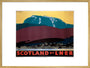 'Scotland by LNER', LNER poster, 1935. art print extra large gold Art Print - Science Museum Shop