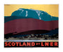 'Scotland by LNER', LNER poster, 1935. unstretched canvas extra large none Art Print - Science Museum Shop