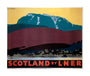 'Scotland by LNER', LNER poster, 1935. unstretched canvas large none Art Print - Science Museum Shop