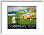 'St Andrews', LNER poster, 1920s. art print extra small white Art Print - Science Museum Shop