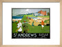 'St Andrews', LNER poster, 1920s. art print small natural Art Print - Science Museum Shop