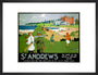 'St Andrews', LNER poster, 1920s. art print medium black Art Print - Science Museum Shop