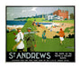 'St Andrews', LNER poster, 1920s. unstretched canvas extra large none Art Print - Science Museum Shop
