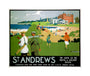 'St Andrews', LNER poster, 1920s. unstretched canvas medium none Art Print - Science Museum Shop