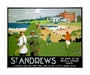 'St Andrews', LNER poster, 1920s. unstretched canvas large none Art Print - Science Museum Shop