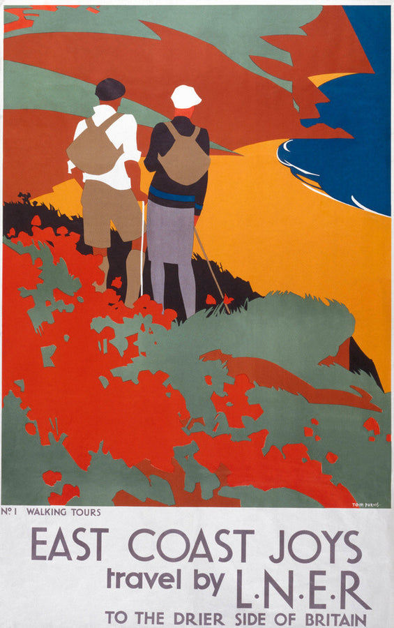 'East Coast Joys', LNER poster, 1931. Art Print - Science Museum Shop