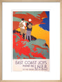 'East Coast Joys No 1 - Walking Tours', LNER poster, 1931. art print medium natural Art Print - Science Museum Shop