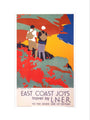 'East Coast Joys No 1 - Walking Tours', LNER poster, 1931. art print small none Art Print - Science Museum Shop