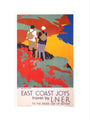 'East Coast Joys No 1 - Walking Tours', LNER poster, 1931. art print large none Art Print - Science Museum Shop