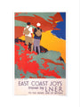 'East Coast Joys No 1 - Walking Tours', LNER poster, 1931. art print extra large none Art Print - Science Museum Shop