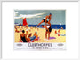 'Cleethorpes: It's Quicker by Rail', LNER poster, 1941. art print large white Art Print - Science Museum Shop