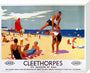 'Cleethorpes: It's Quicker by Rail', LNER poster, 1941. stretched canvas medium none Art Print - Science Museum Shop