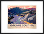 'Yorkshire Coast', LNER poster, 1937. art print medium black Art Print - Science Museum Shop