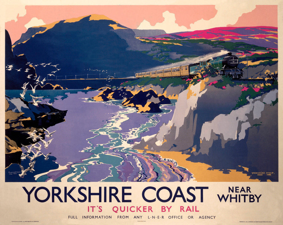 'Yorkshire Coast', LNER poster, 1937. Art Print - Science Museum Shop