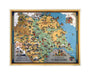 'A Map of Yorkshire', BR poster, 1949. unstretched canvas medium none Art Print - Science Museum Shop