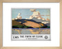 'The Firth of Clyde', LMS poster, 1925. art print extra small natural Art Print - Science Museum Shop