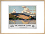 'The Firth of Clyde', LMS poster, 1925. art print medium natural Art Print - Science Museum Shop
