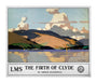 'The Firth of Clyde', LMS poster, 1925. unstretched canvas extra large none Art Print - Science Museum Shop