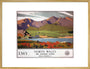 'North Wales - The Snowdon Range', LMS poster, 1923-1947. art print extra large gold Art Print - Science Museum Shop