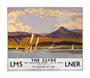 'The Clyde', LMS/LNER poster, 1923-1947. unstretched canvas large none Art Print - Science Museum Shop