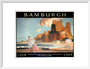 'Bamburgh', LNER poster, 1925. art print medium white Art Print - Science Museum Shop