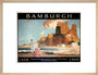 'Bamburgh', LNER poster, 1925. art print medium natural Art Print - Science Museum Shop