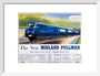 'The New Midland Pullman', BR(LMR) poster, c 1950s. art print small white Art Print - Science Museum Shop