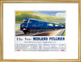'The New Midland Pullman', BR(LMR) poster, c 1950s. art print medium gold Art Print - Science Museum Shop