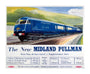 'The New Midland Pullman', BR(LMR) poster, c 1950s. unstretched canvas extra large none Art Print - Science Museum Shop