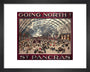 'Going North? St Pancras', MR poster, 1910. art print extra small black Art Print - Science Museum Shop